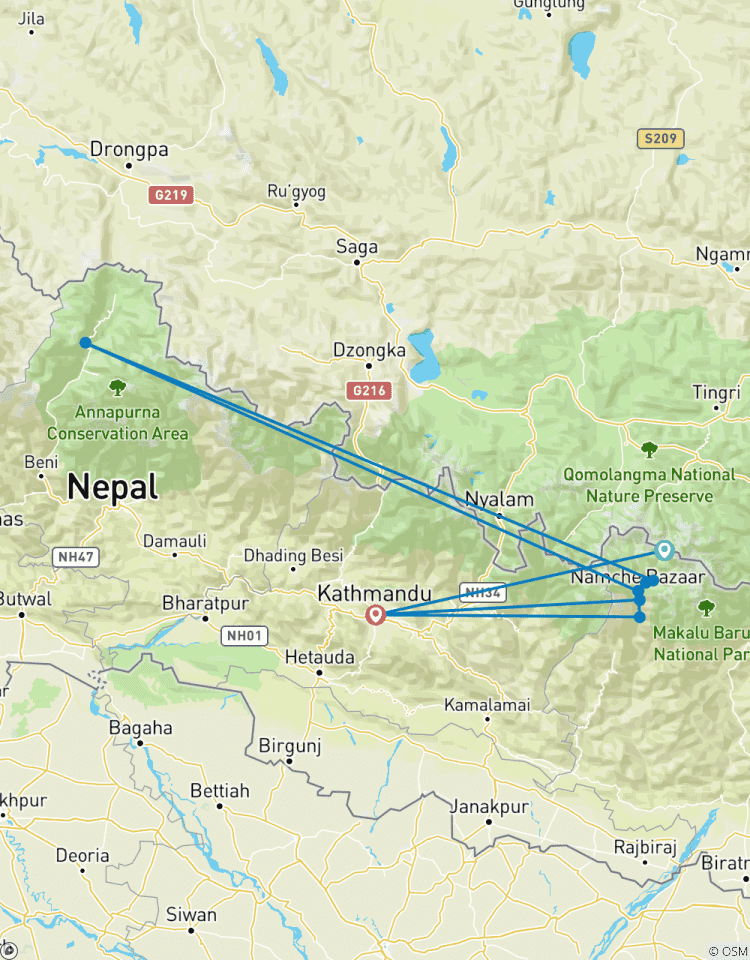 Trek au camp de base de l\'Ama Dablam circuit