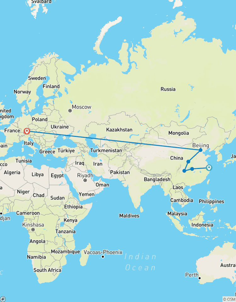 Circuito Ida y vuelta - China El superviaje