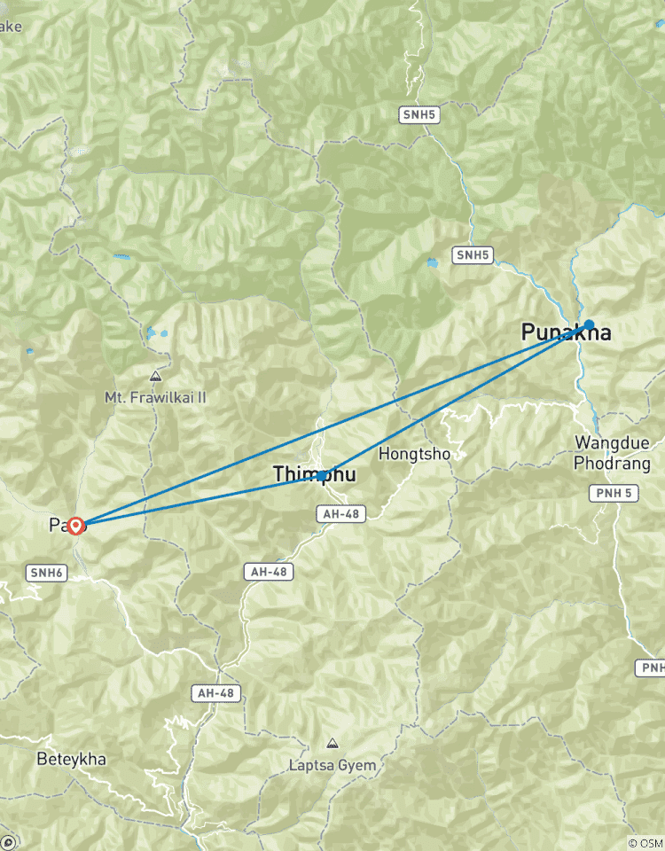 Circuito Bután: 6 Noches 7 Días Mejor Viaje a Bután (Thimpu, Nido del Tigre, Paro y Punakha)