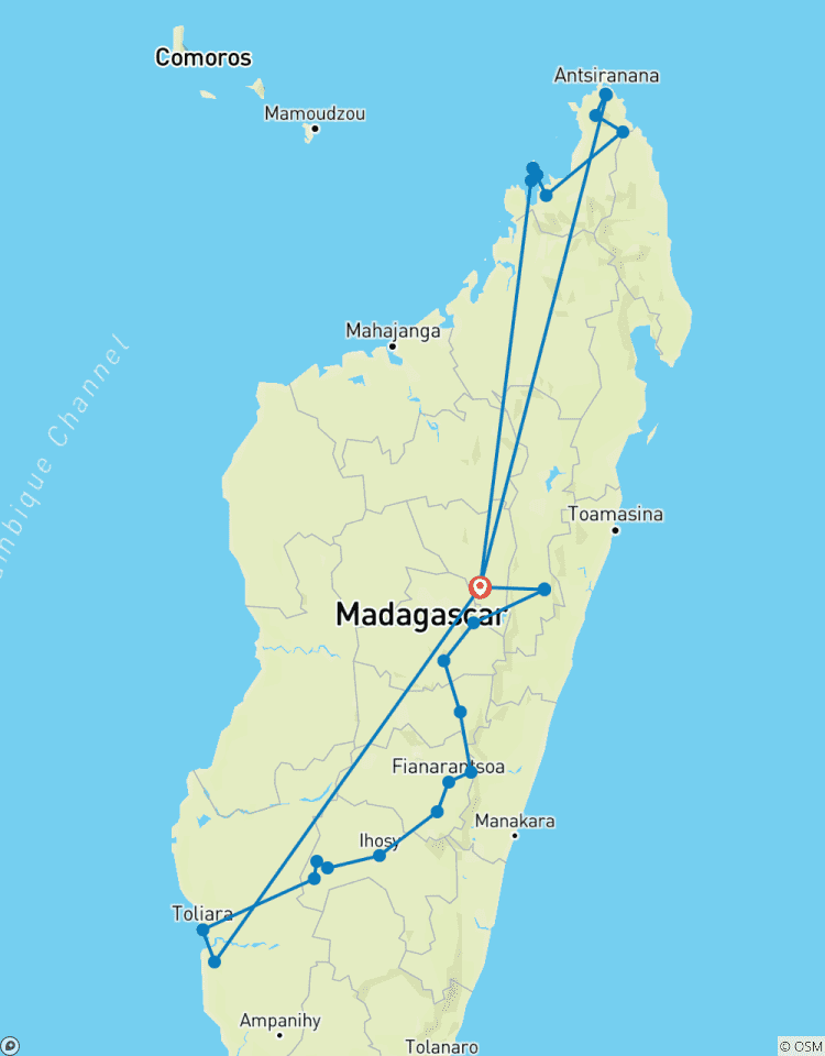 Madagascar Great tour packages - ideal for senior over 50s Tour