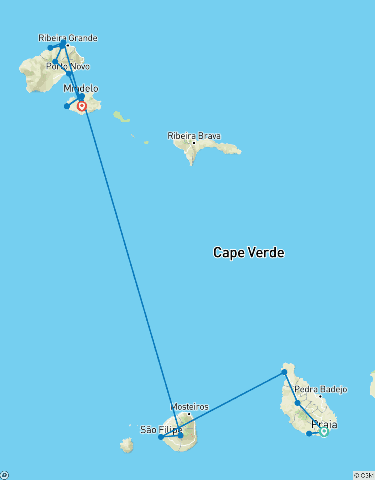Cape Verde - Santiago, Fogo, São Vicente & Santo Antão Islands 11 Days Tour