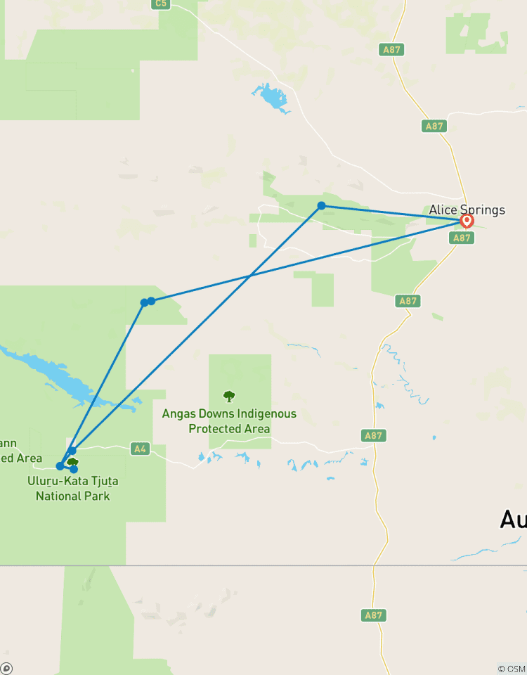 【Alice Springs】Uluru Ayers Rock & Kings Canyon 8 Days Touring Package Tour