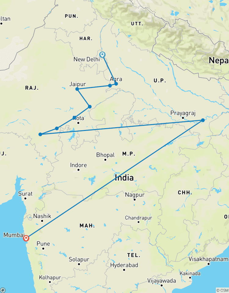 Circuito Increíble viaje a la India