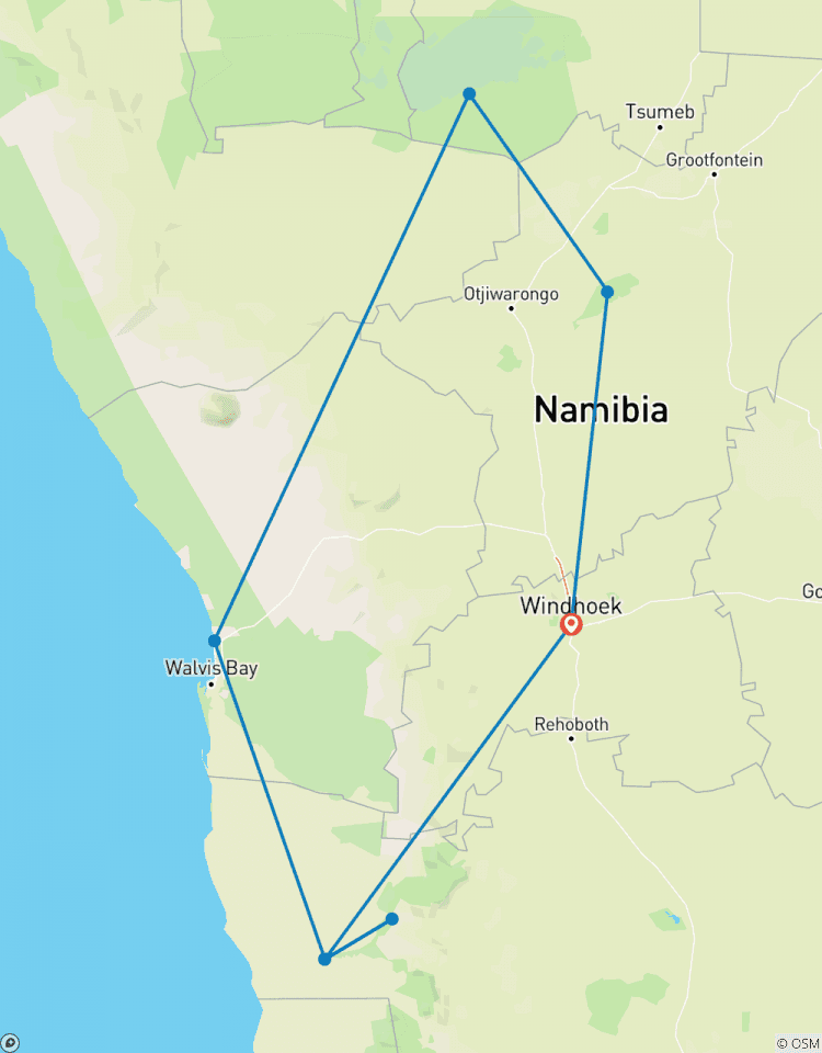 Namibia auf die schönste Art, Selbstfahrt Rundreise