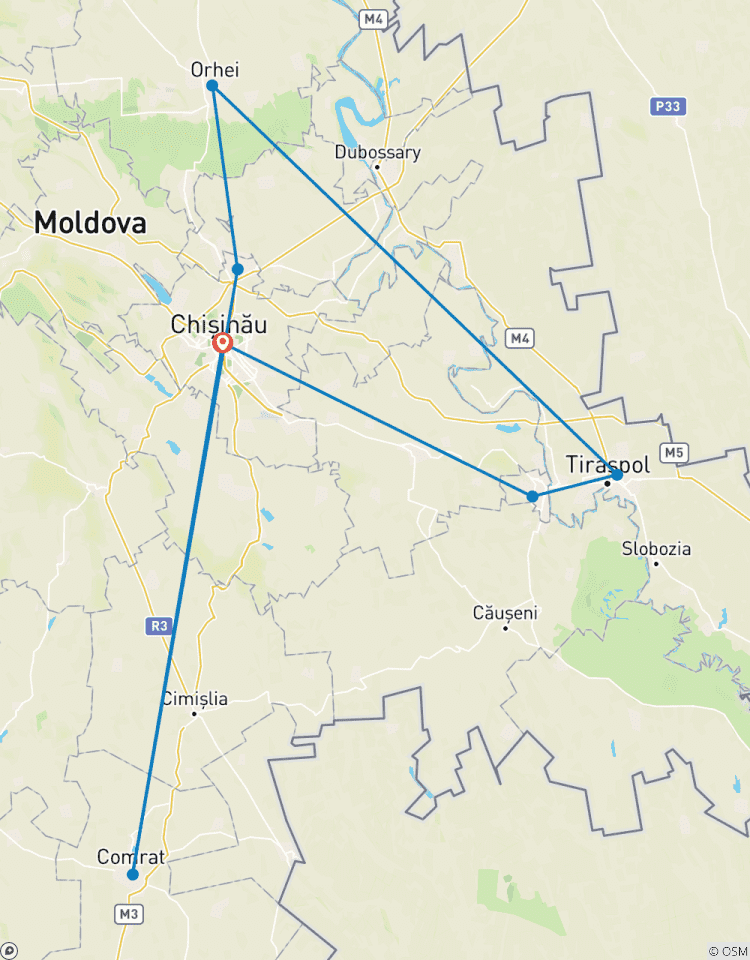 Circuito 4 días: un interesante circuito por Moldavia, Transnistria y Gagauzia