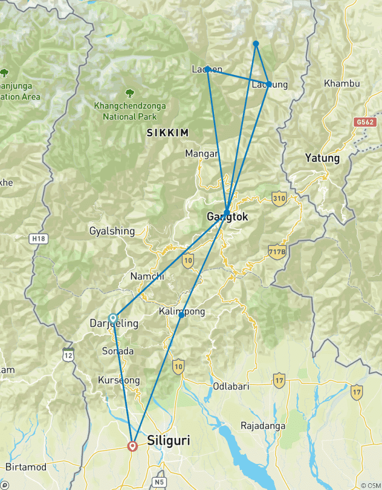 10 dagen Sikkim Vakantie-rondreis