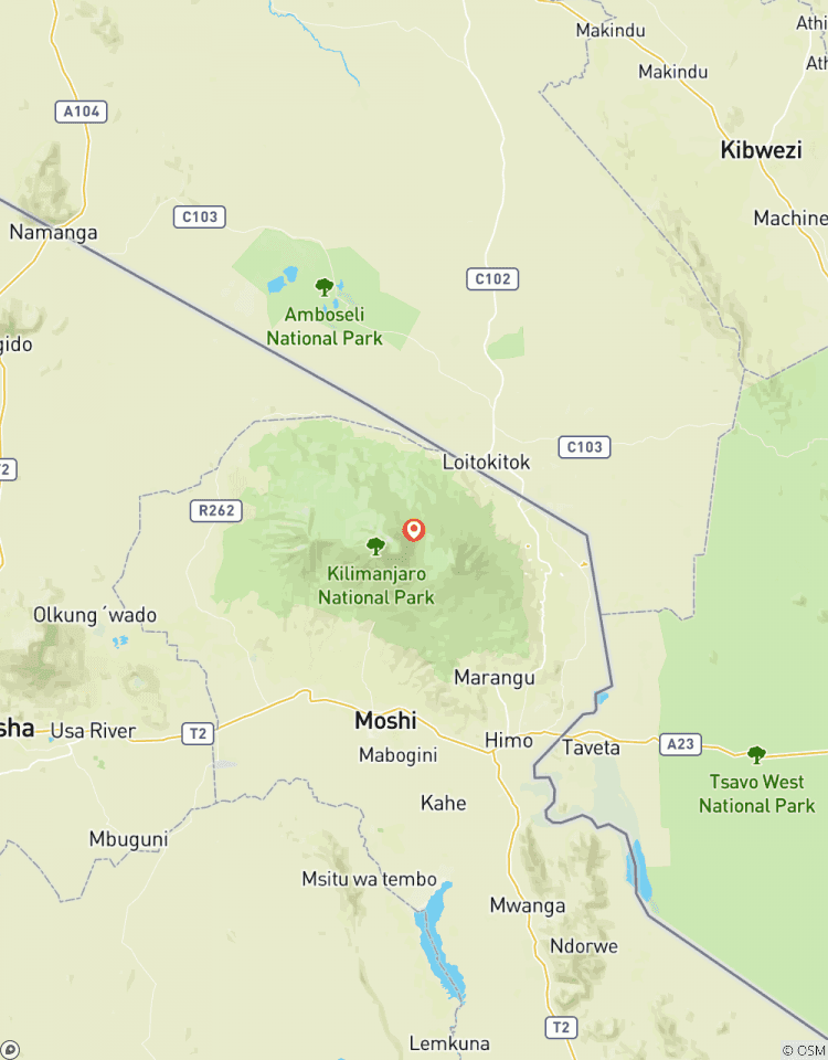 Circuito Excursión de un día al Monte Kilimanjaro