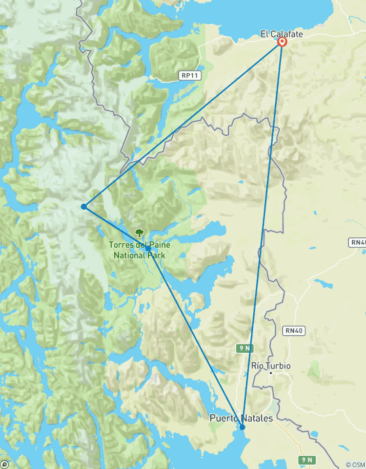 W Trek in Torres del Paine National Park - GROUP TOUR Tour