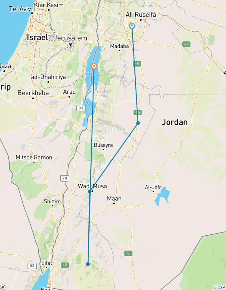 Circuito Aventura de verano en Jordania