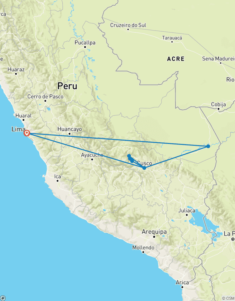 Peru \"Amazing Jungle\"-Reisepaket (10 Tage) Rundreise