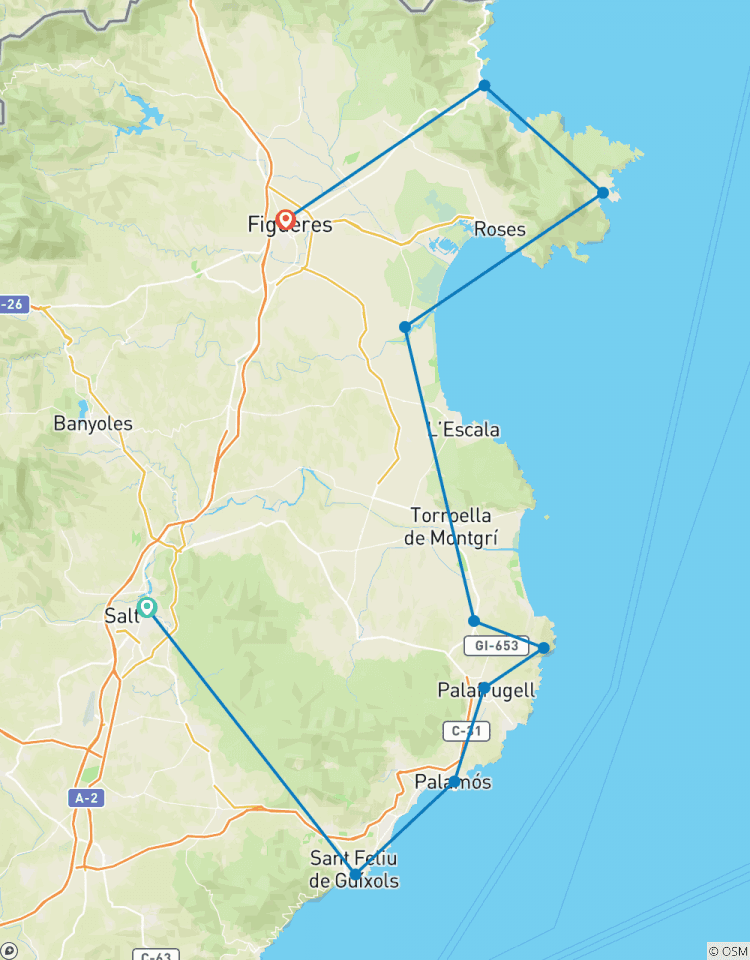 Circuito Senderismo Por La Salvaje Costa Catalana