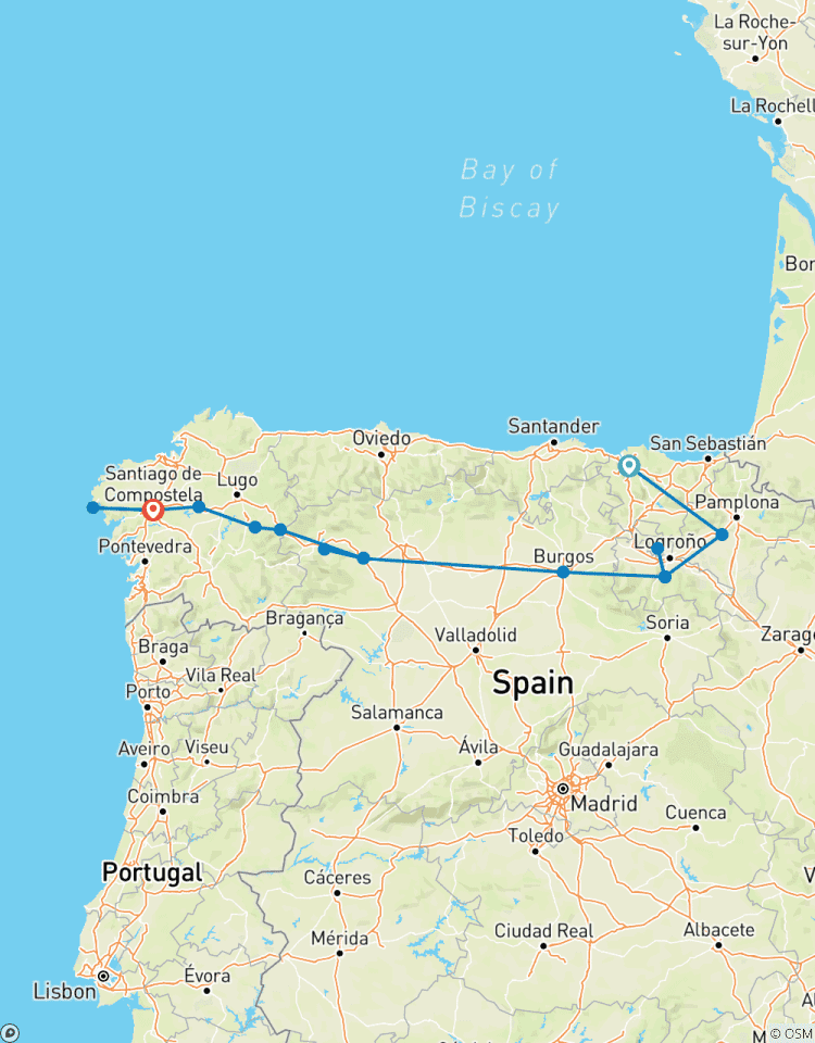 Circuito Recorriendo el Camino de Santiago