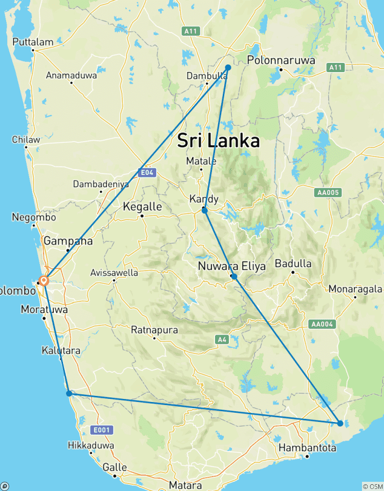 Circuito 7 Días Sri Lanka Exótico y Lujoso Viaje de Luna de Miel oll incluyendo