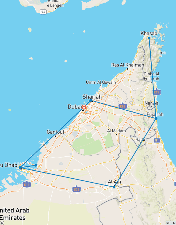 Explorez les Émirats arabes unis - Circuit en autotour circuit