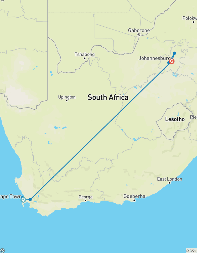Tour sombre de l\'Afrique du Sud circuit