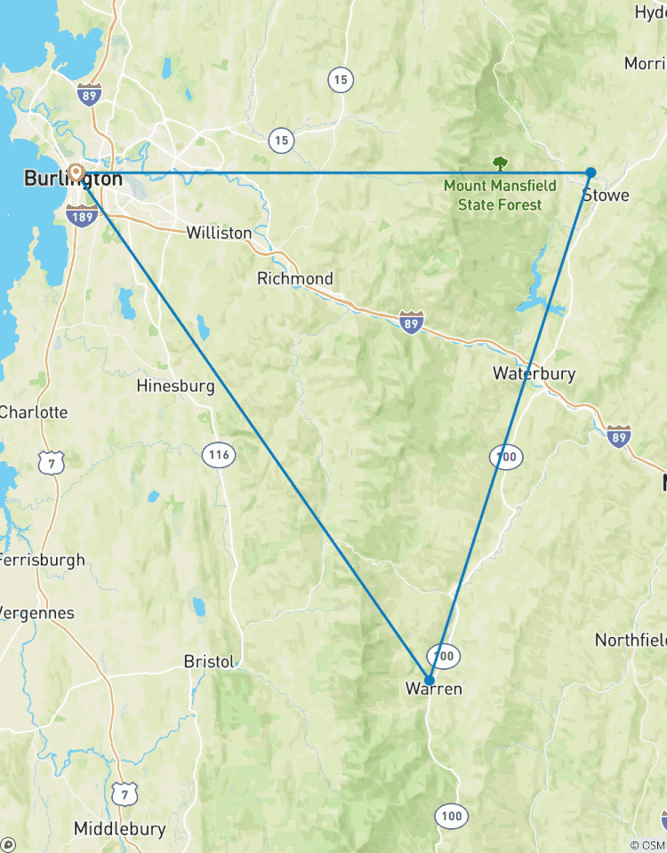 Vermont Herbstlaub Trekkingreise Rundreise