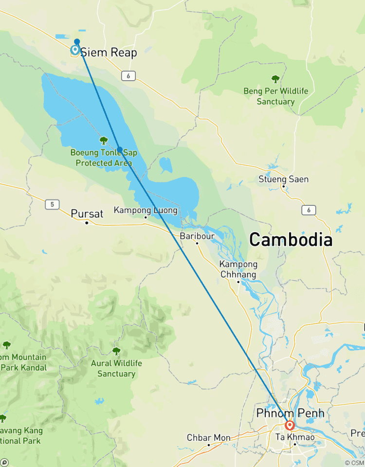 Découvrez le Cambodge sur roues 1 semaine circuit