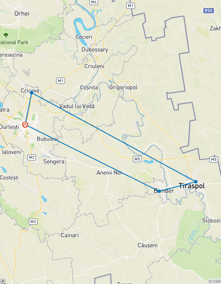 Circuito Viaje de 1 día a Transnistria y Bodegas de Cricova - Desde Chișinău