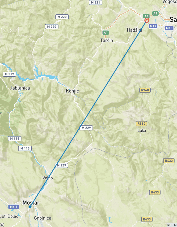 Circuito Experiencia de 3 días en Bosnia