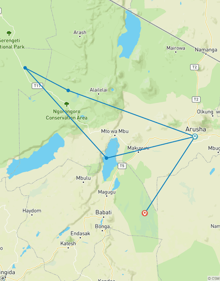 5-daagse Tanzania Groepssafari-rondreis