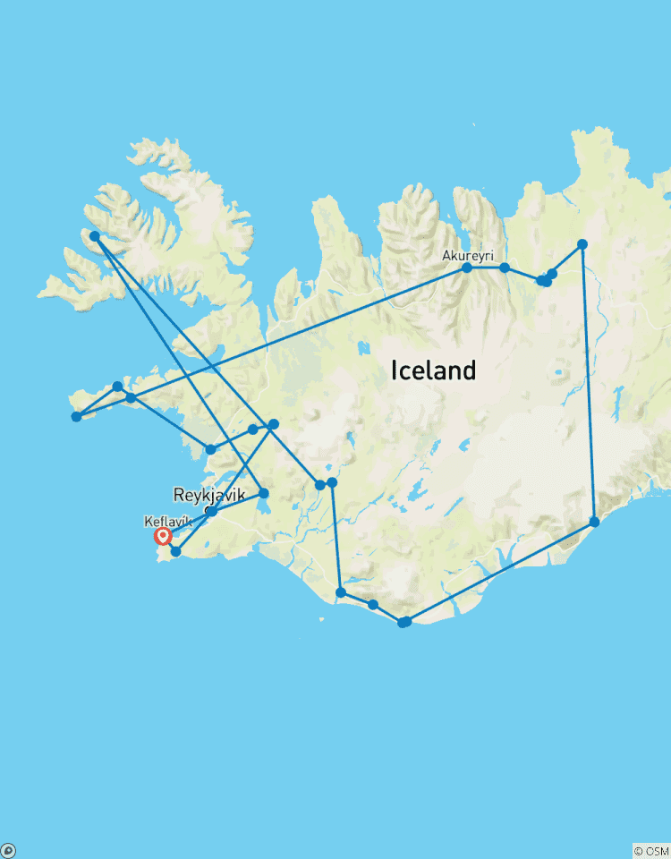 Vacance d\'été en Islande - 10 jours : Route circulaire, péninsule de Snæfellsnes et transfert aller-retour à l\'aéroport (circuit de groupe) circuit