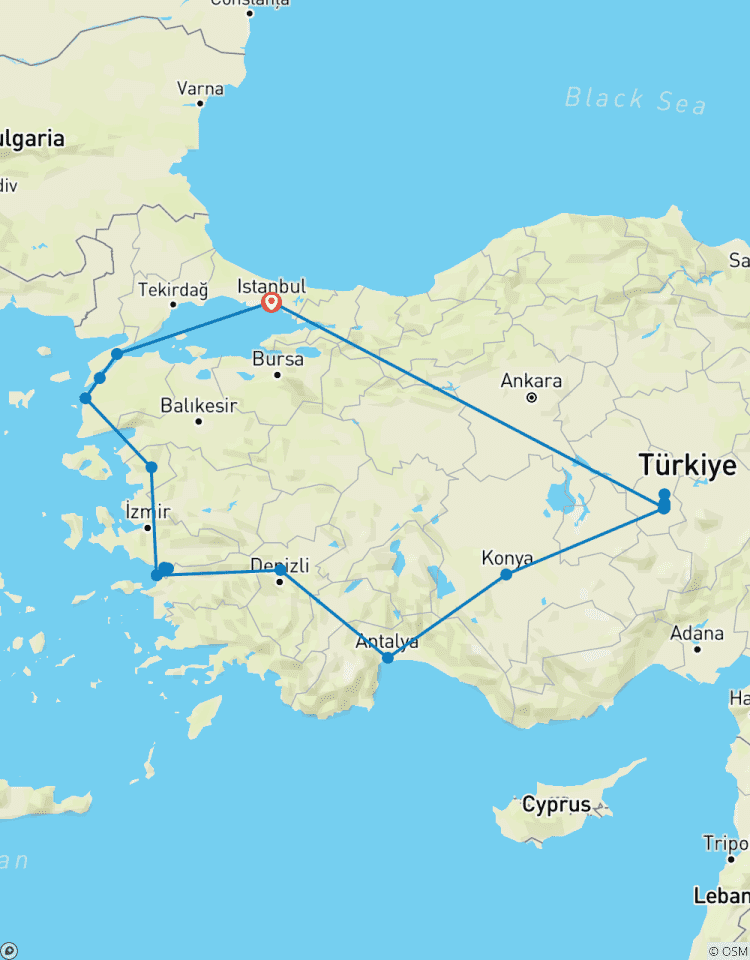 11 Dagen Speciaal Turkije Vakantiepakket met Gegarandeerd Vertrek-rondreis