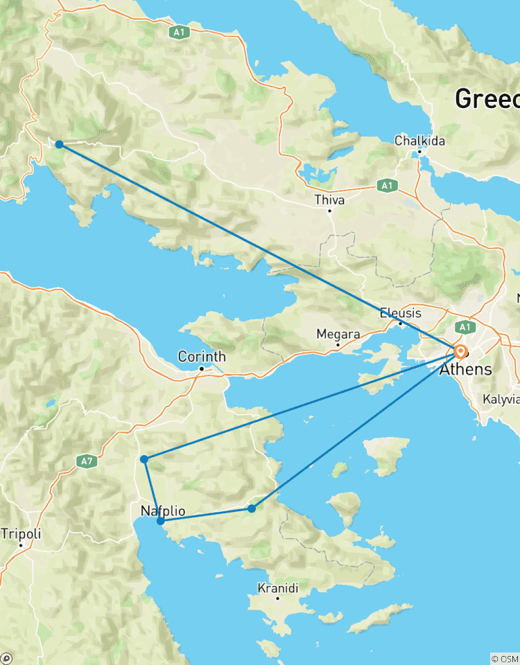 Circuito Descubre Atenas, Argólida y Delfos - 5 días