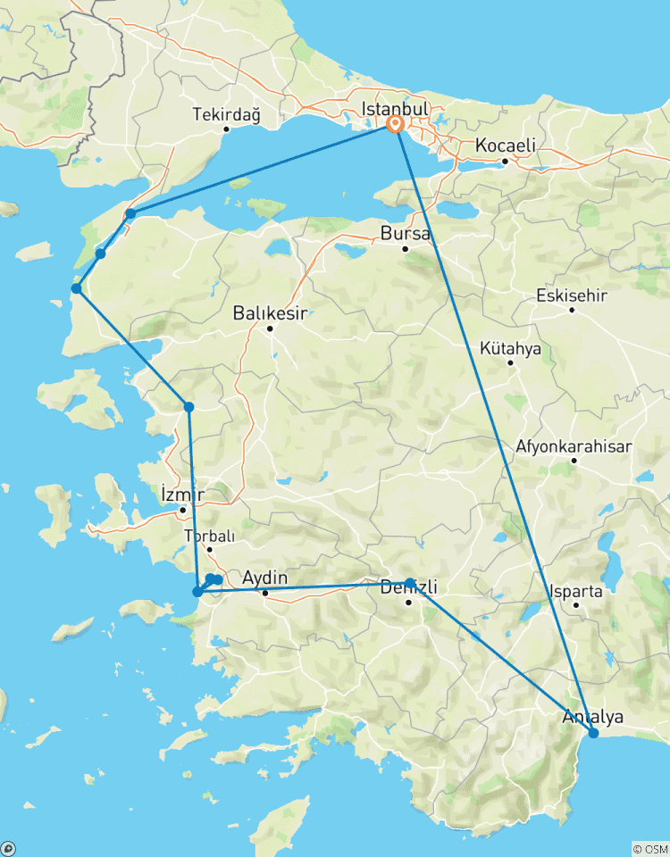 9 Dagen Legendarisch Turkije Vakantiepakket met Gegarandeerd Vertrek-rondreis