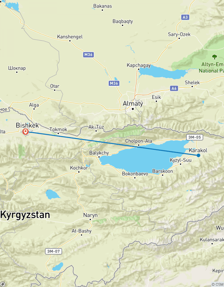 Das wilde Tian Shan Gebirge in Kirgisistan Wanderreise Rundreise