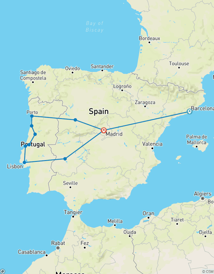Le meilleur de l\'Espagne et du Portugal (circuit en petit groupe) circuit