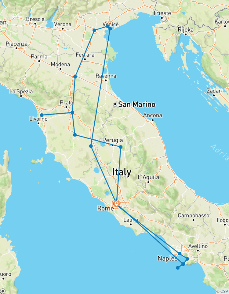 Circuito Gran viaje de Italia - 11 días