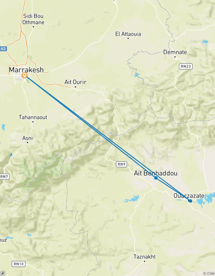 Ouarzazate und Ait Ben Haddou ab Marrakesch Tagesausflug Rundreise