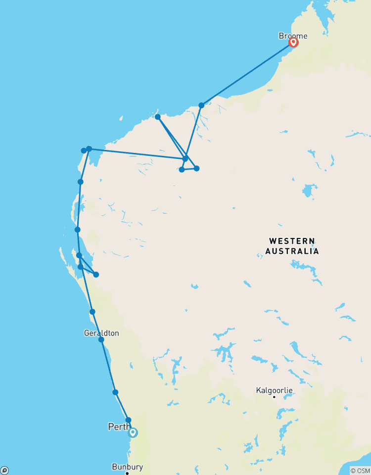 Wonders of the Pilbara and West Coast (13 Days) Tour