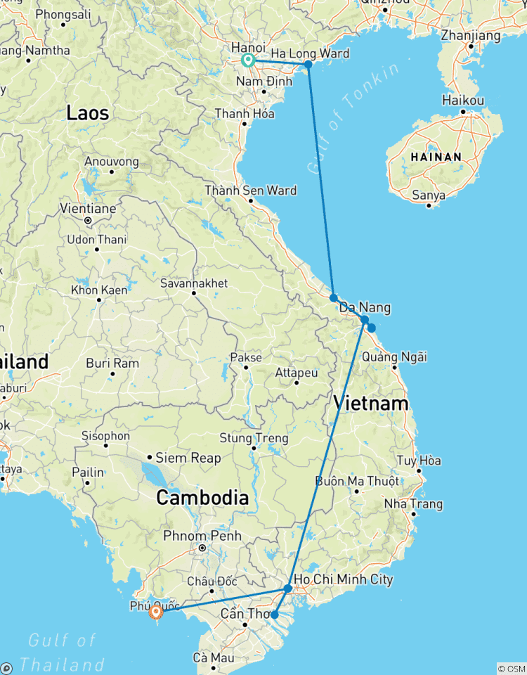 Circuito Tour privado Vietnam Clásico con vacaciones de playa en Phu Quoc