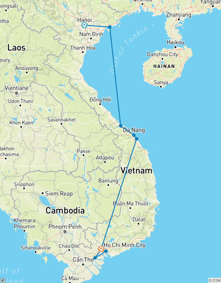 Circuito Viaje privado de verano a Vietnam con vacaciones en la playa en Vietnam Central 17 días (incl. vuelo)