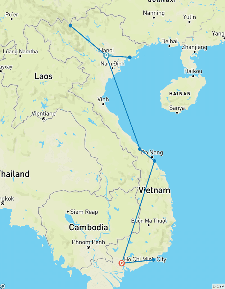 Circuito Viaje privado Destacados Vietnam con Sapa y vacaciones en la playa en Mui Ne/Phan Thiet 21 días
