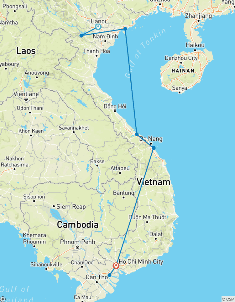 Circuito Lo más destacado de Vietnam
