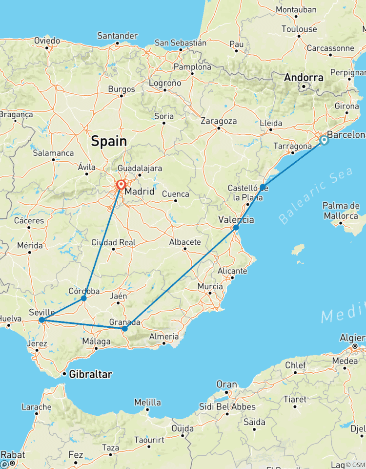L\'Espagne avec style (petit groupe) circuit