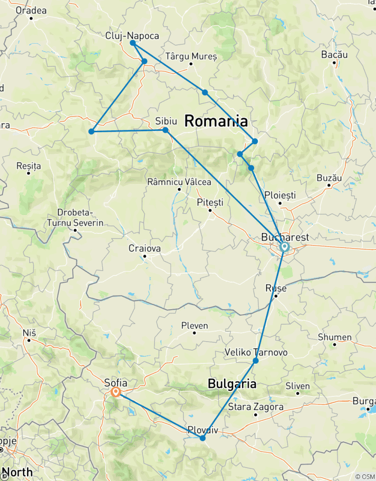 Treasures of Transylvania (4 Star Hotels) Tour