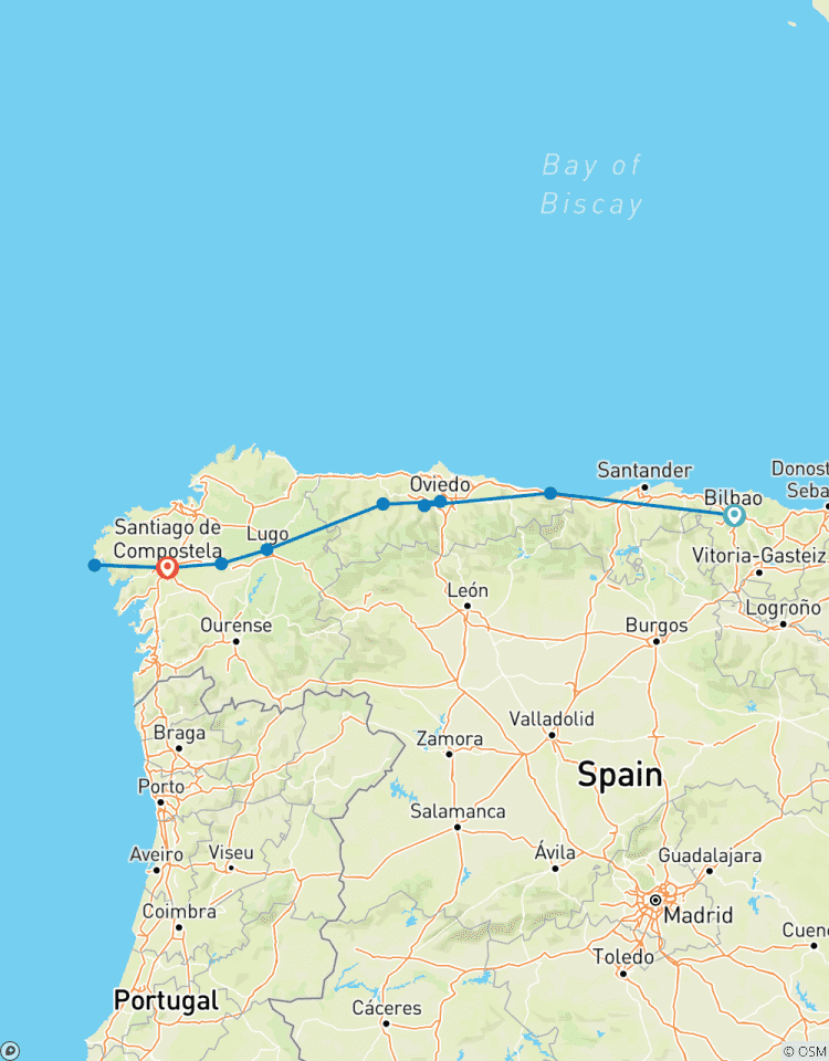 Camino de Santiago Adventure Tour