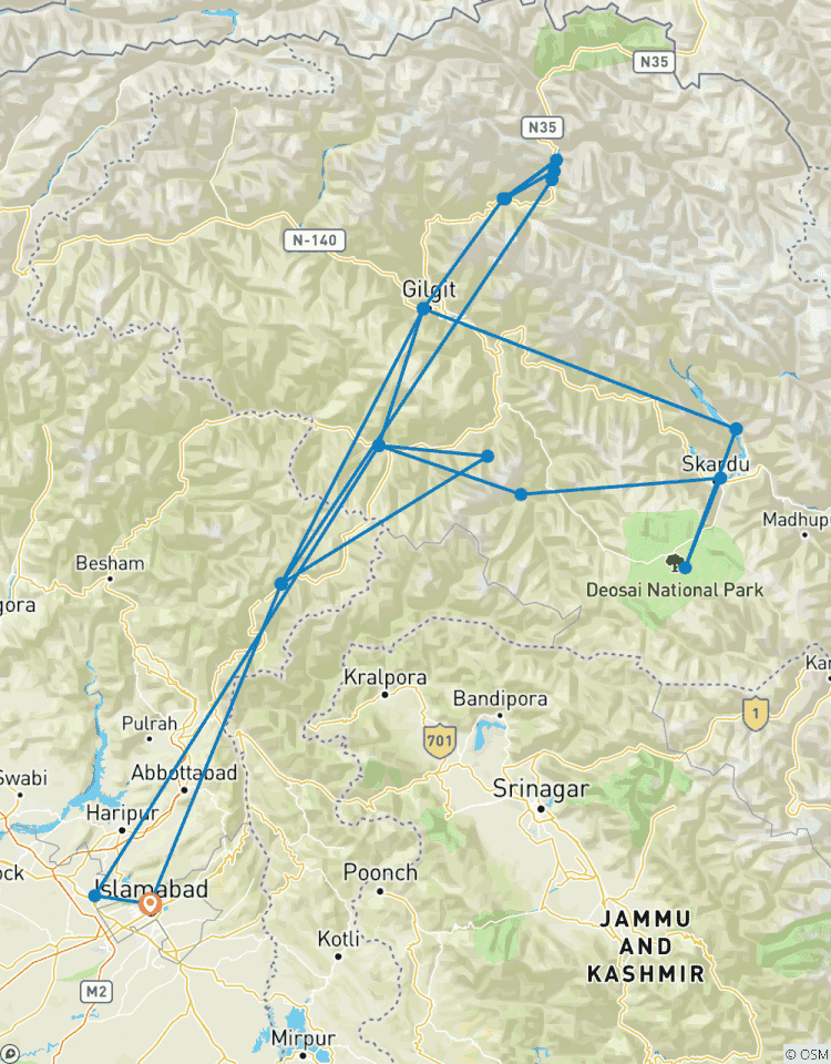 Les points forts du Karakorum circuit