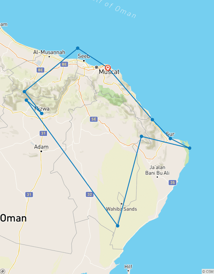 Das ultimative Privatreise im Oman Rundreise