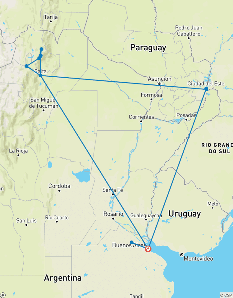Circuito Lo más destacado del norte de Argentina