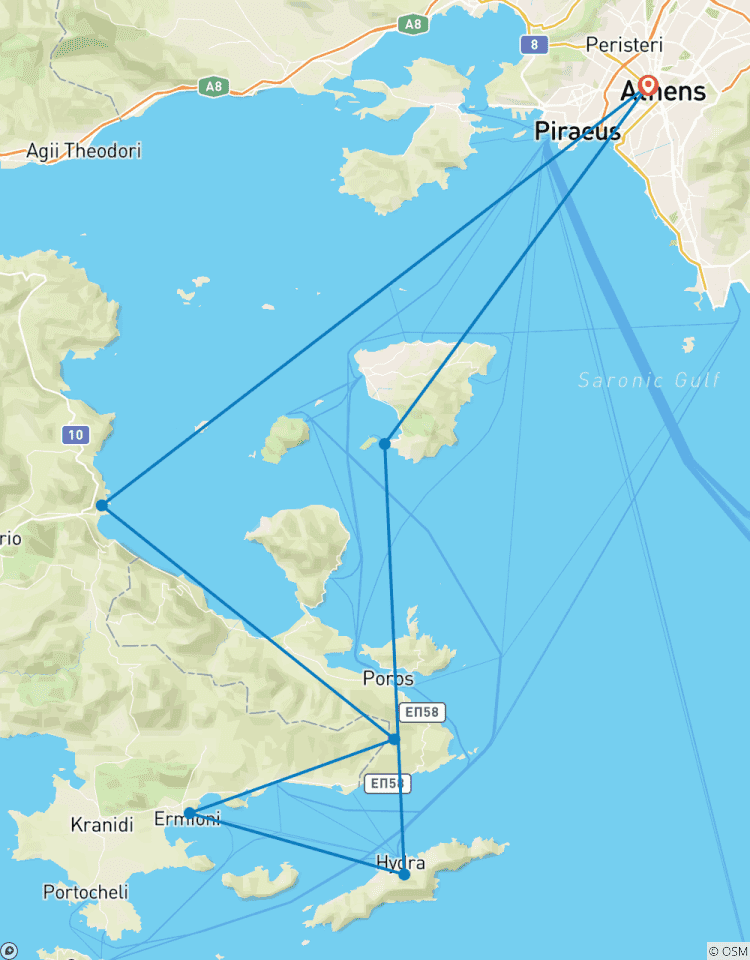 Circuito MedSailors - Circuito por Atenas