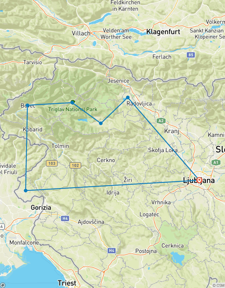 Hiking in Slovenia\'s Julian Alps Tour