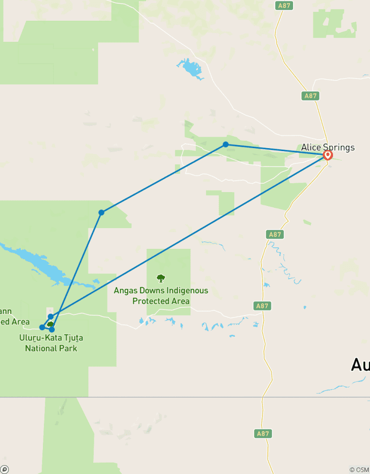 Uluru Tour with Kata Tjuta, Kings Canyon & MacDonnell Ranges (From Alice Springs) Tour