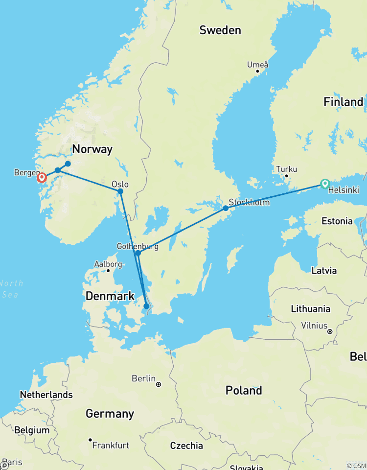 Scandinavie : Hygge et histoire nordique circuit