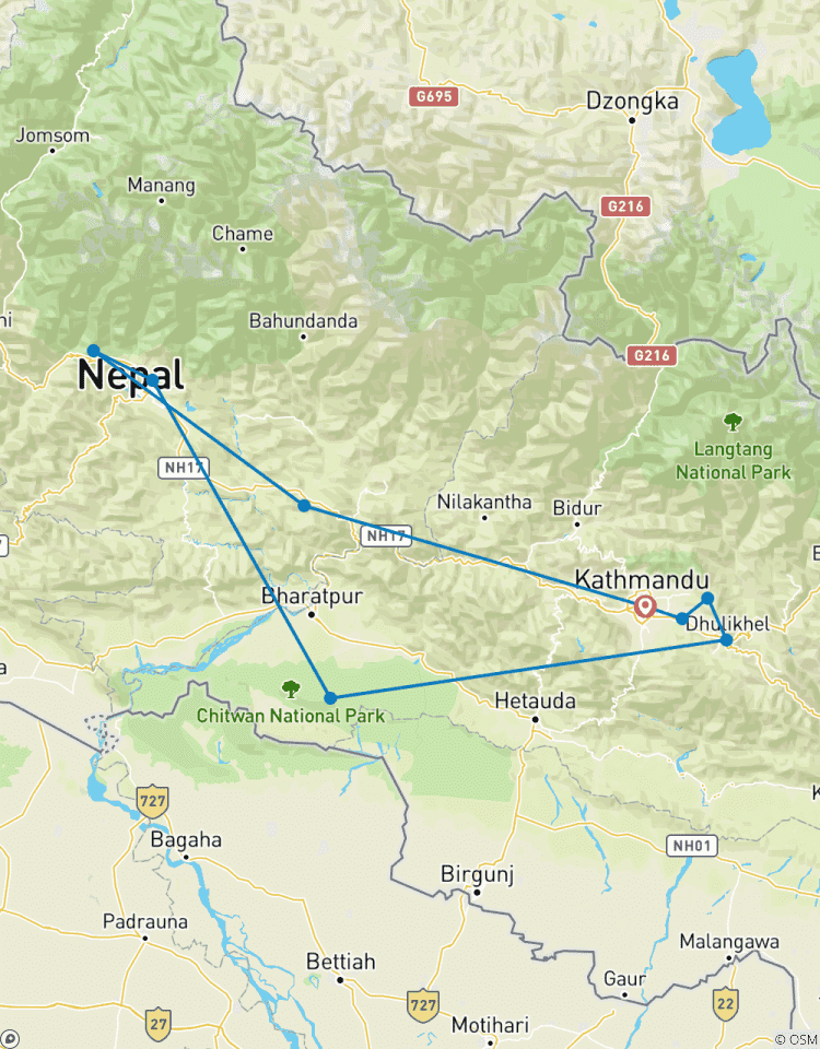 Höhepunkte von Nepal Rundreise