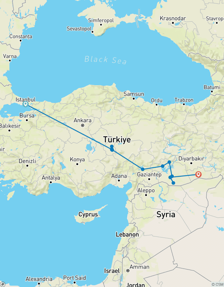 Circuito Excursión de 6 días Capadocia - monte Nemrut - Gobeklitepe - Mardin desde Estambul
