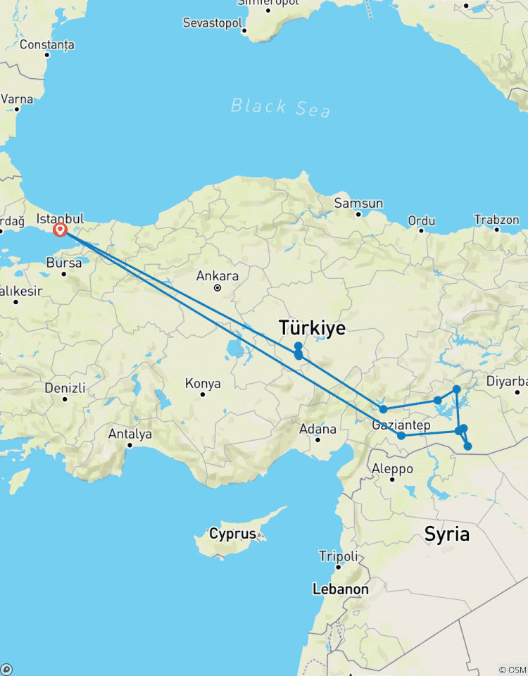 Circuito Circuito de 5 días Capadocia - Monte Nemrut - Gobeklitepe - Gaziantep desde Estambul